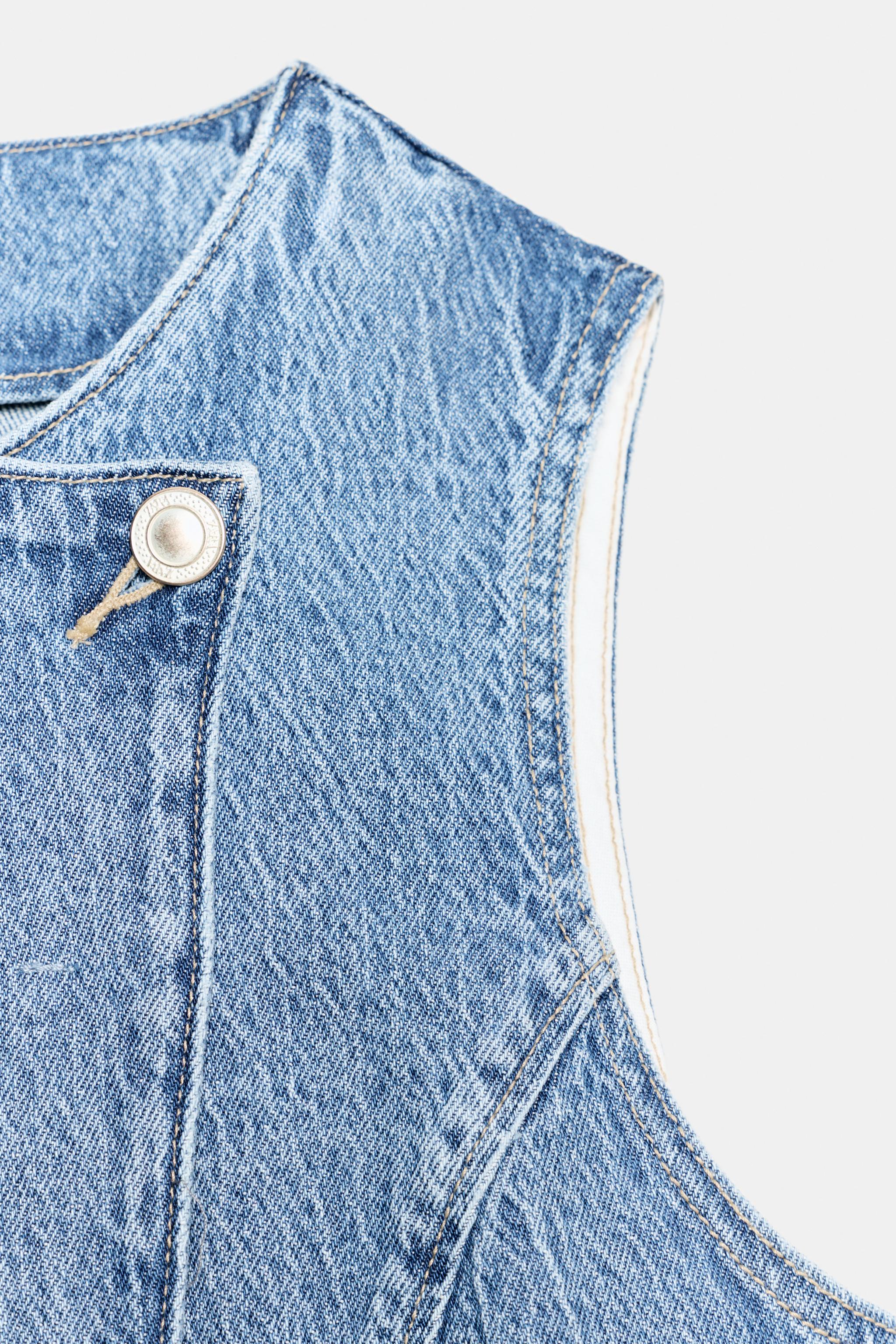 GILET Z1975 CROISÉ EN DENIM